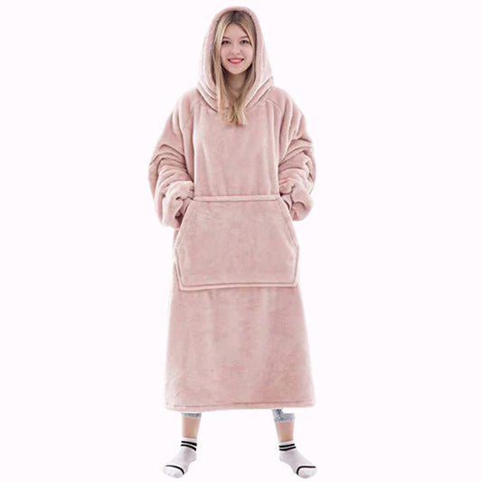 Oversize Long  Blanket Hoodie