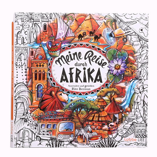 Trip to Africa Coloring Book (96 Pages)
