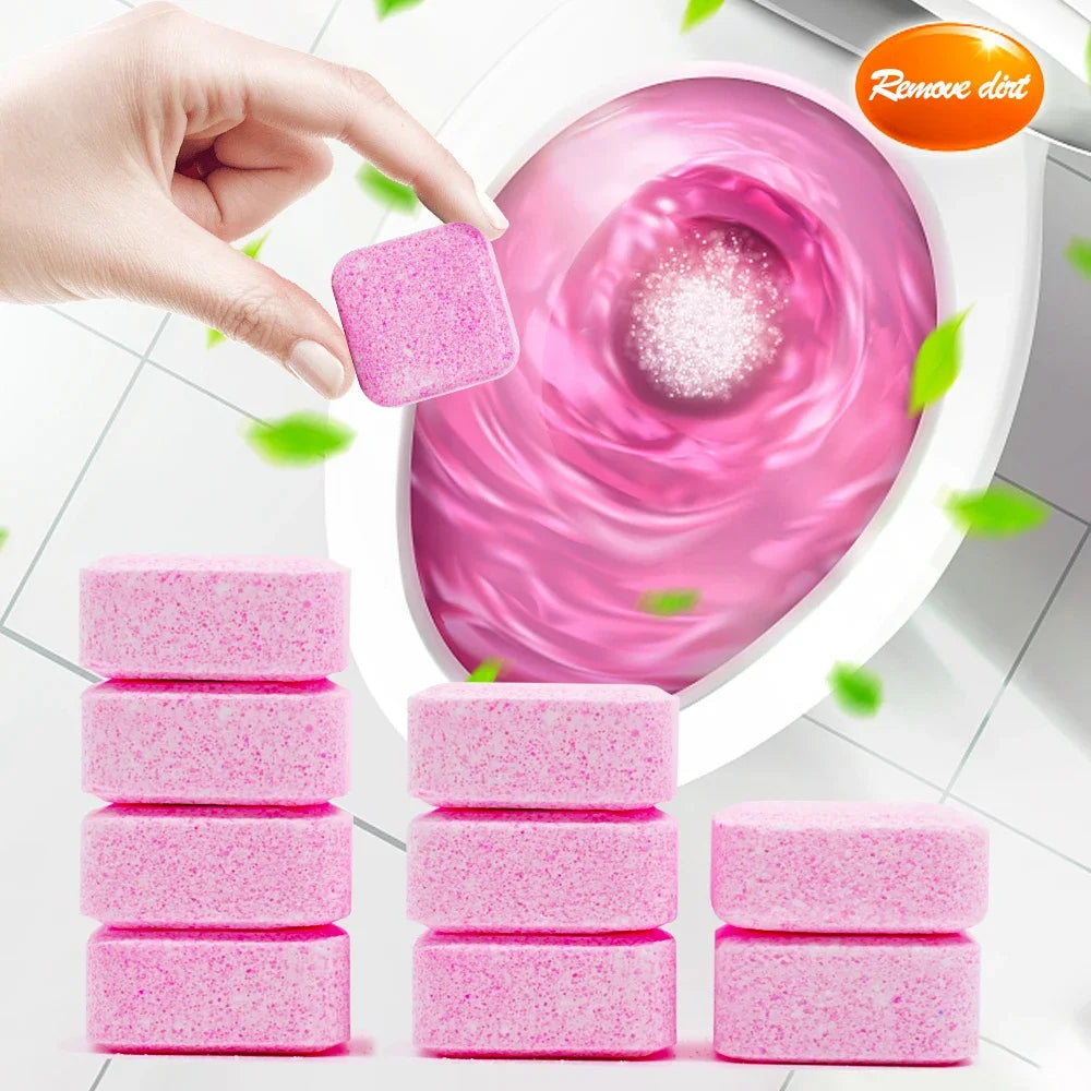 3-20Pcs Toilets Cleaning Effervescent Tablet Toilet Cleaner Deodorant Remover Urine Stain Yellow Dirt Home Batnroom Cleaning