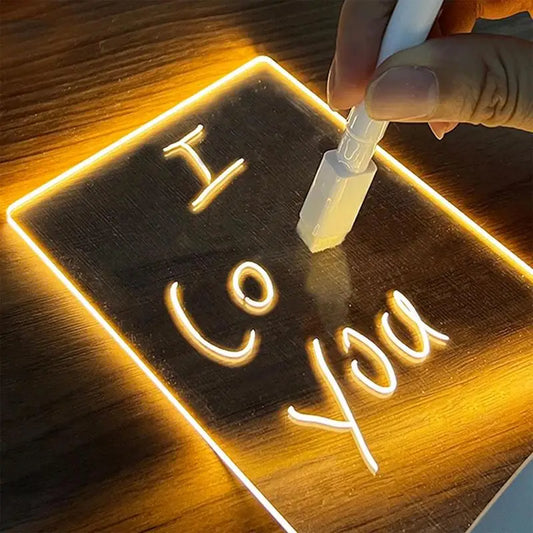 Creative Transparent 2D Acrylic Daily Note Board