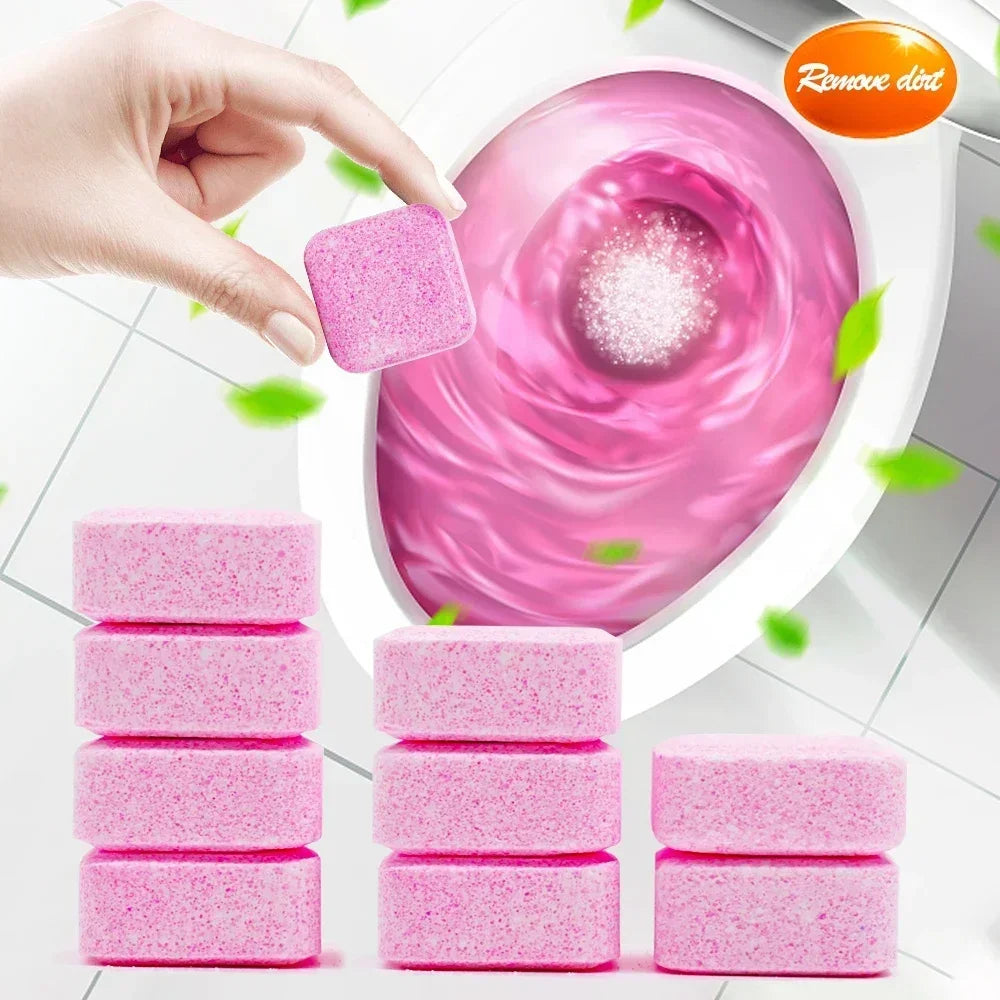 3-20Pcs Toilets Cleaning Effervescent Tablet Toilet Cleaner Deodorant Remover Urine Stain Yellow Dirt Home Batnroom Cleaning