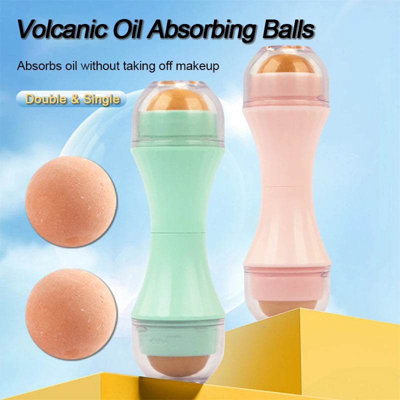 2 in 1 Oil Control Natural Volcanic Face Roller