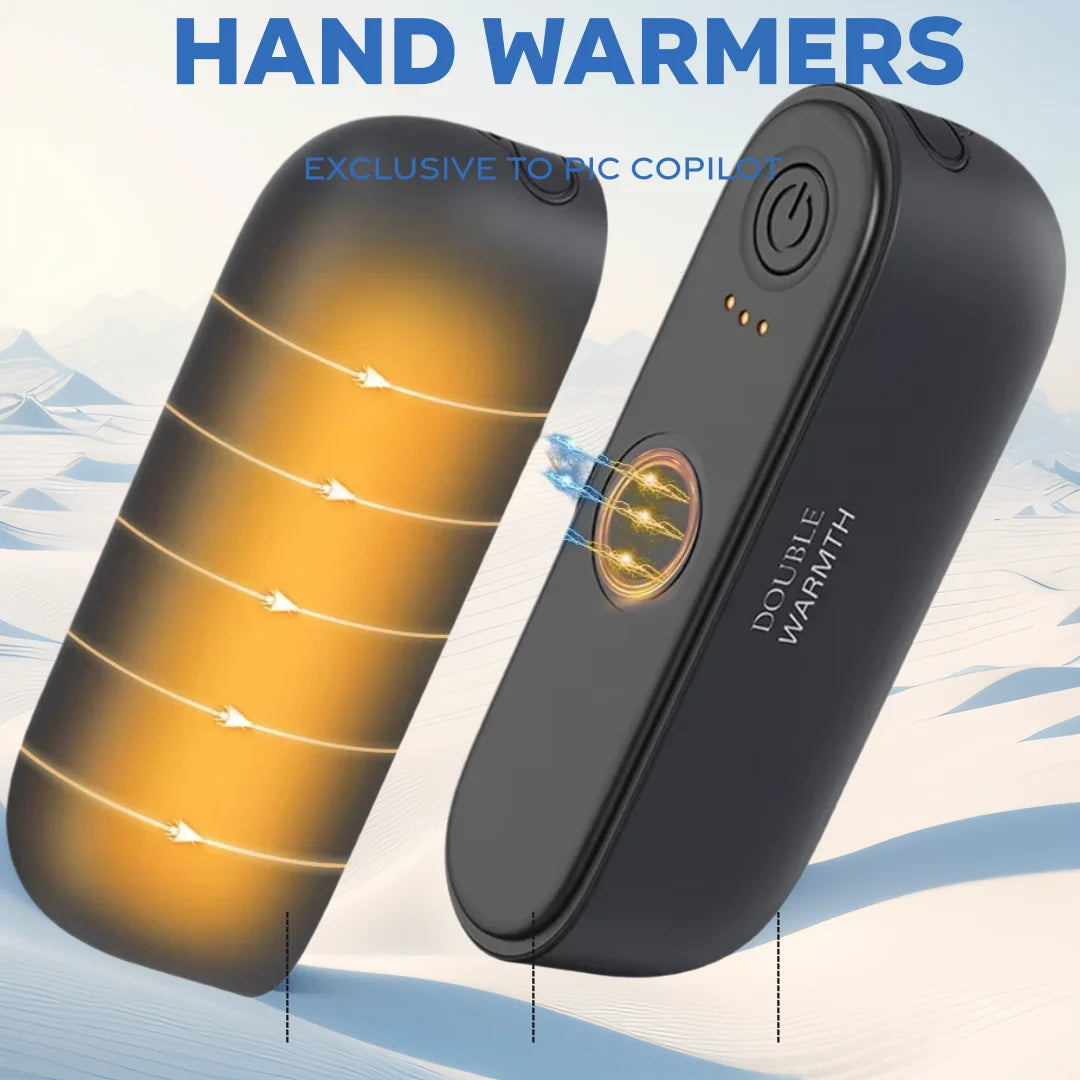 2 in 1 Magnetic Hand Warmer Electric Hand Warmer Fast Heating Mini Hand Warmer Heater Portable Hand Heater for Women Men Kids