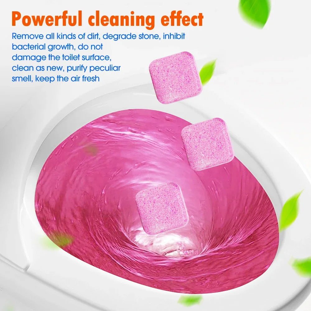 3-20Pcs Toilets Cleaning Effervescent Tablet Toilet Cleaner Deodorant Remover Urine Stain Yellow Dirt Home Batnroom Cleaning