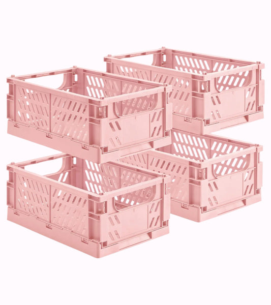 Pastel Collapsible Storage Crates