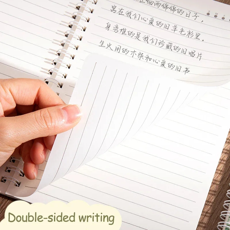 4 Book/Set A5 Coil Lined Notebook