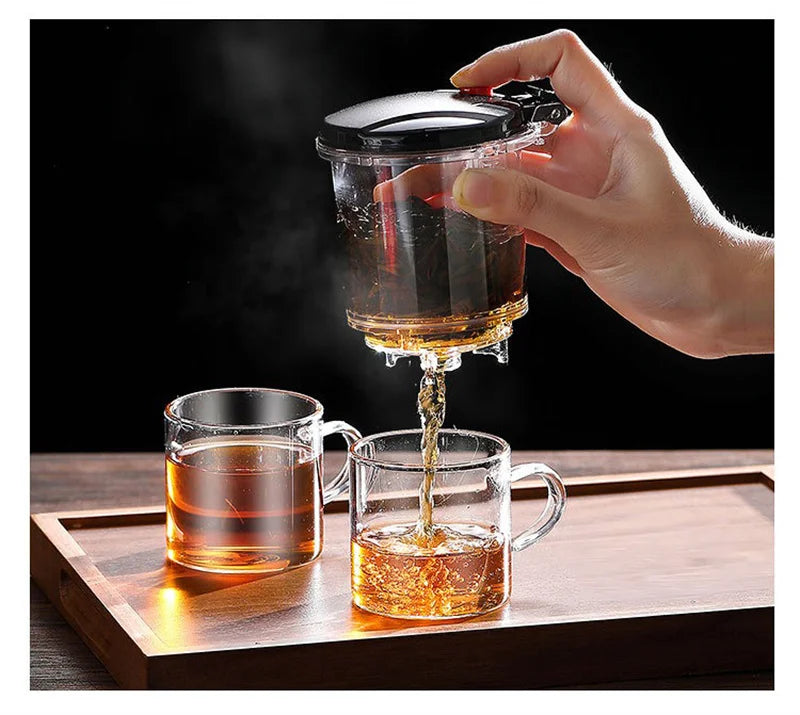 One-click filtering Tea Pot